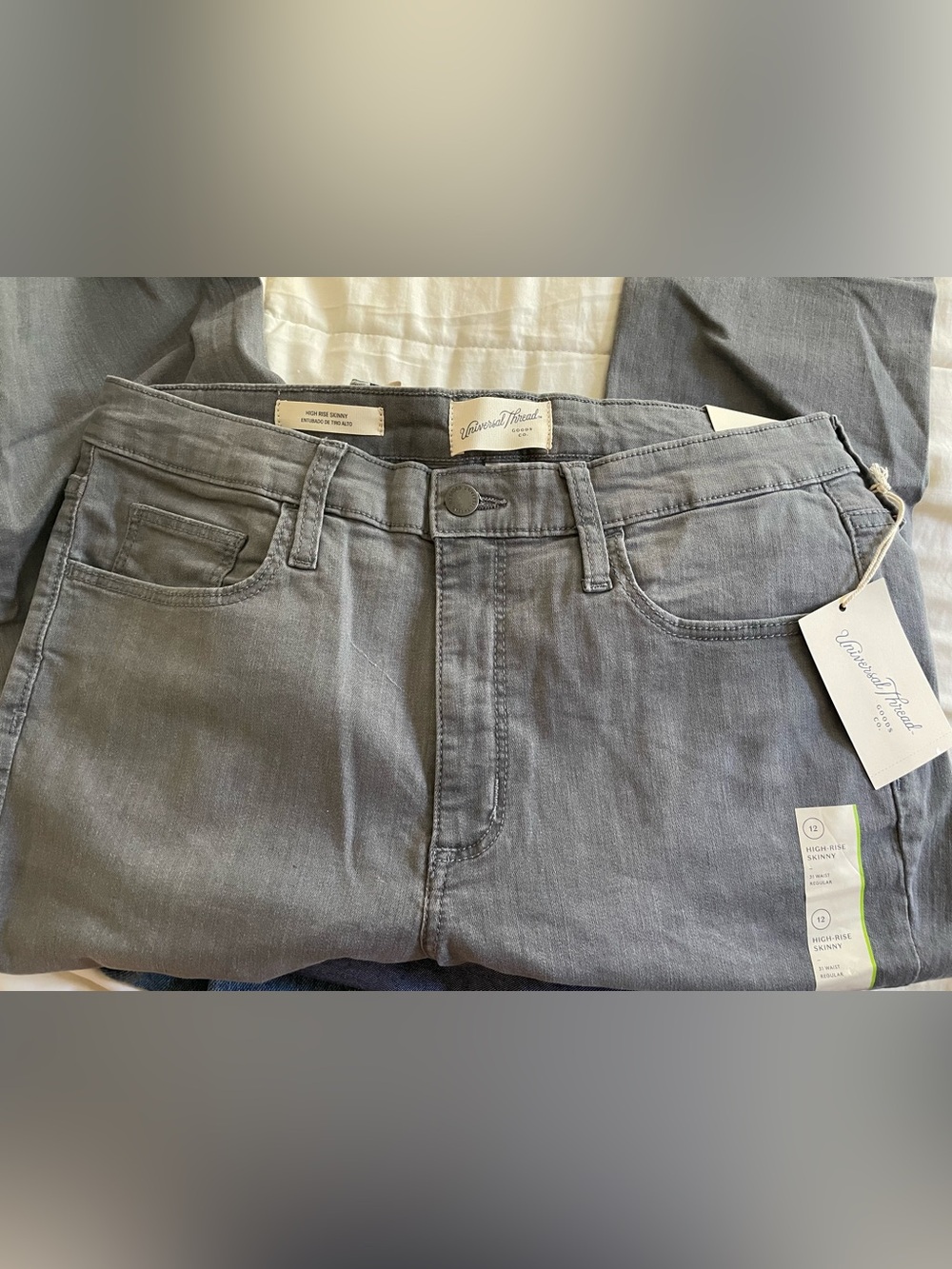 Universal Thread Men's Skinny Jeans in Charcoal Gray